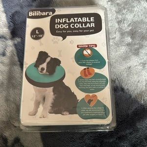 ♥️ NWT Bilibara Inflatable Dog Collar Size Large
